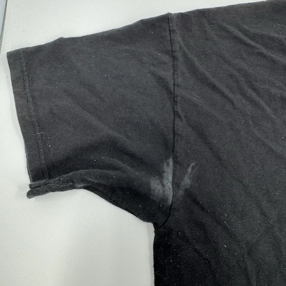Champion Authentic Athleticwear Knit Shirt Men's Size 1XL Black Crew Neck Cotton